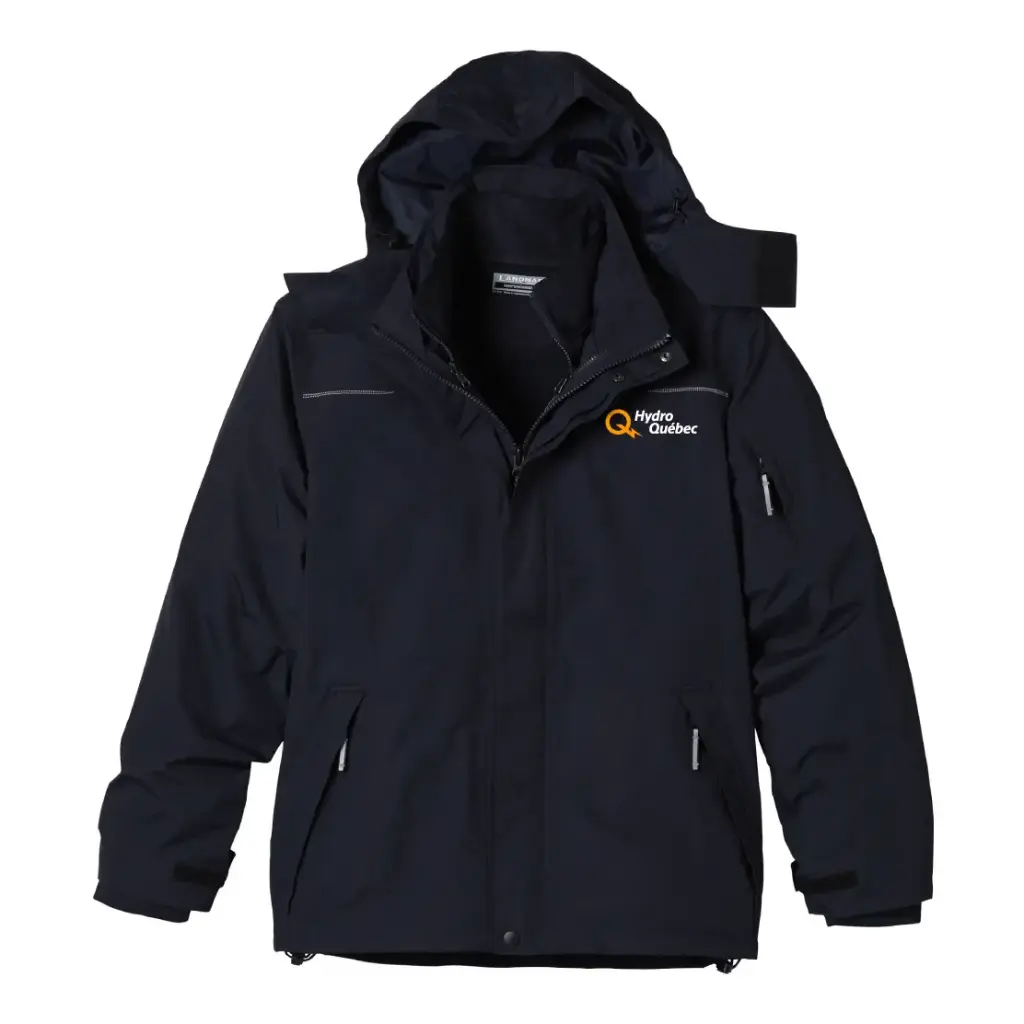 Veste 3-en-1 Landmark à fini imperméable avec logo
