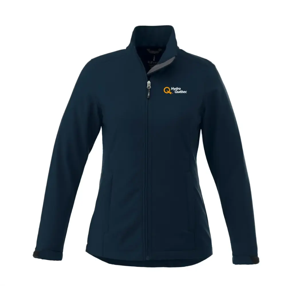 Coquille souple Elevate à manches longues pour femme avec logo