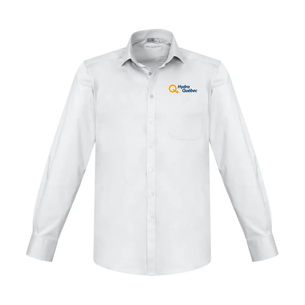 Chemise Monaco pour homme manches longues avec logo 