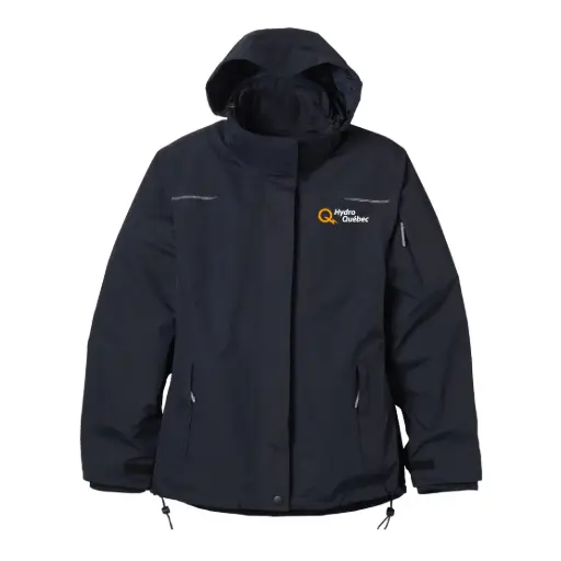 Veste 3-en-1 Landmark à fini imperméable pour femme avec logo