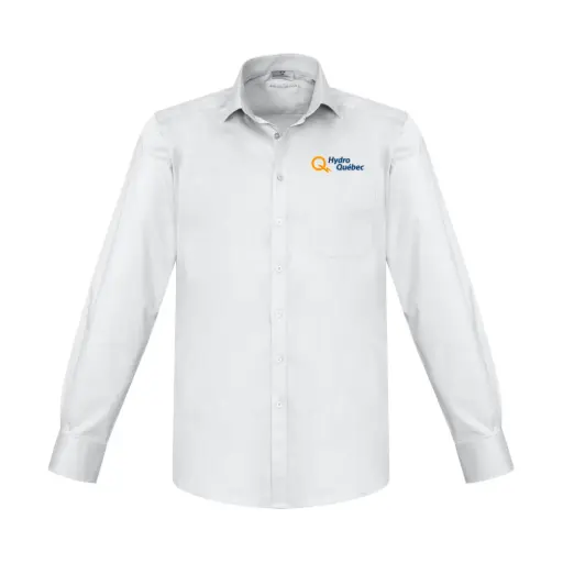 Chemise Monaco pour homme manches longues avec logo 